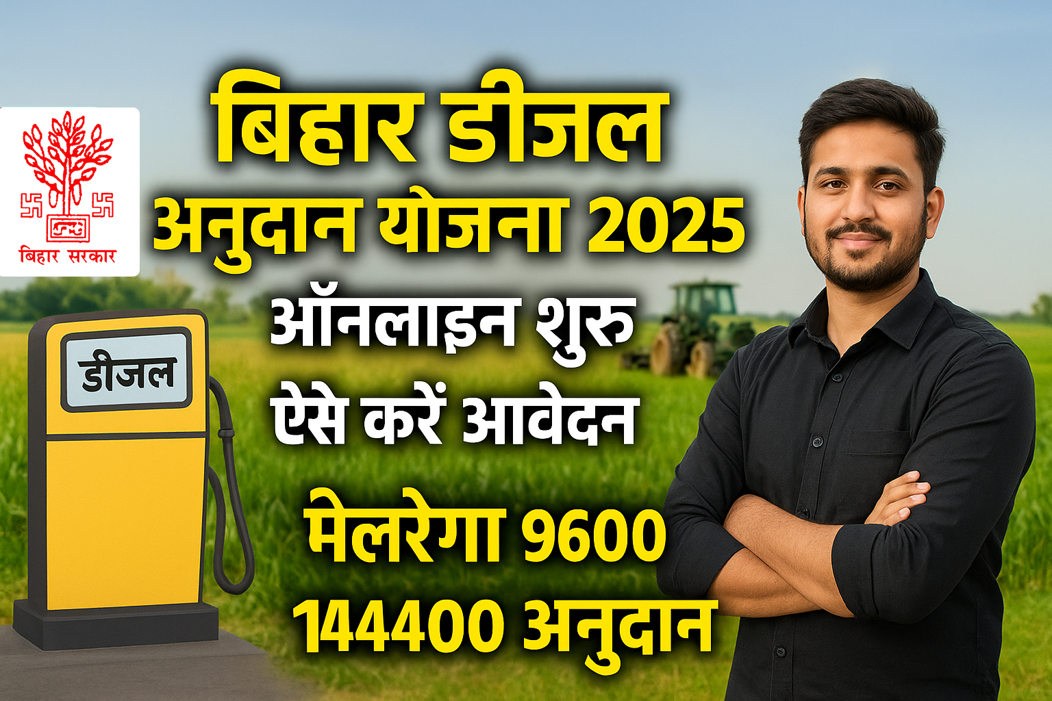 Bihar Diesel Anudan Yojana 2025-26