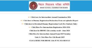 How To Download BSEB 12th Original Registration Card 2026?