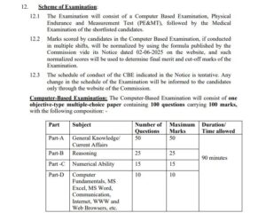 Delhi Police Constable Syllabus Download