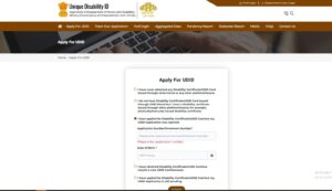 Disability Certificate Online Apply