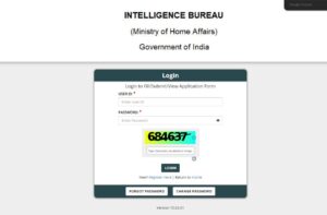 IB ACIO Exam City Slip Download