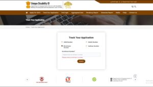 How to Check Disability Certificate / UDID Card Application Status Online 2025?