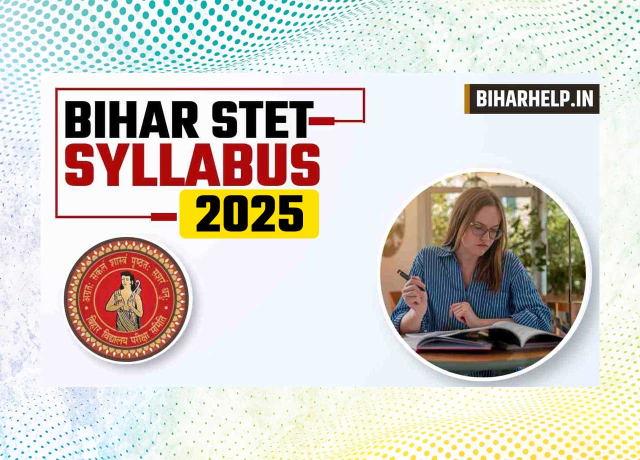 Bihar STET Syllabus 2025