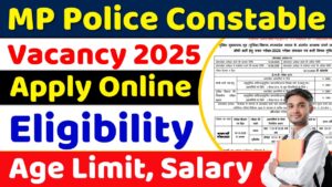 MP Police Constable Vacancy 2025