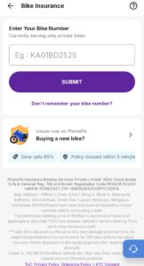 PhonePe Se Bike Insurance Kaise Kare