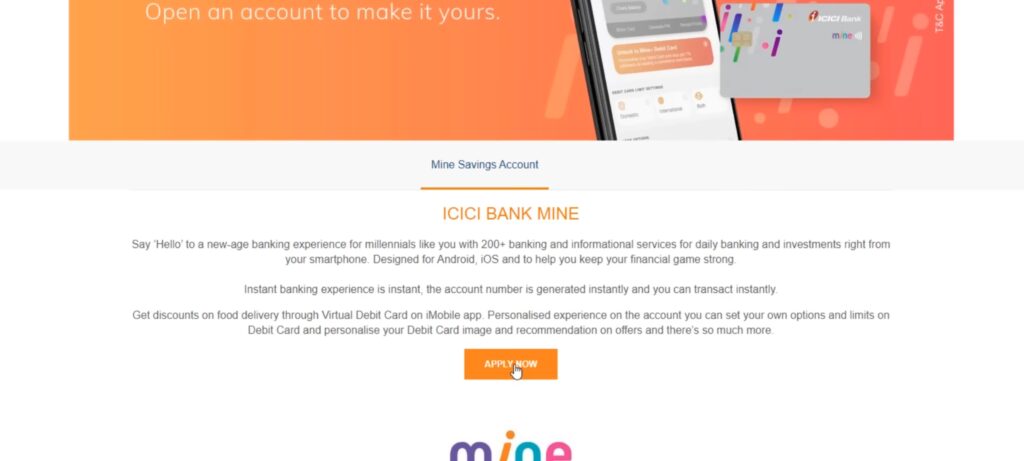 ICICI Zero Balance Account Opening Online