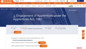 Bank of Baroda Apprentice Recruitment 2025