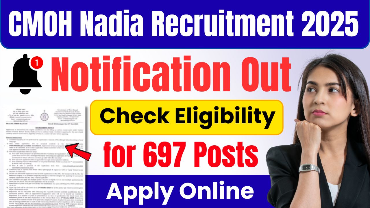 CMOH Nadia Recruitment 2025