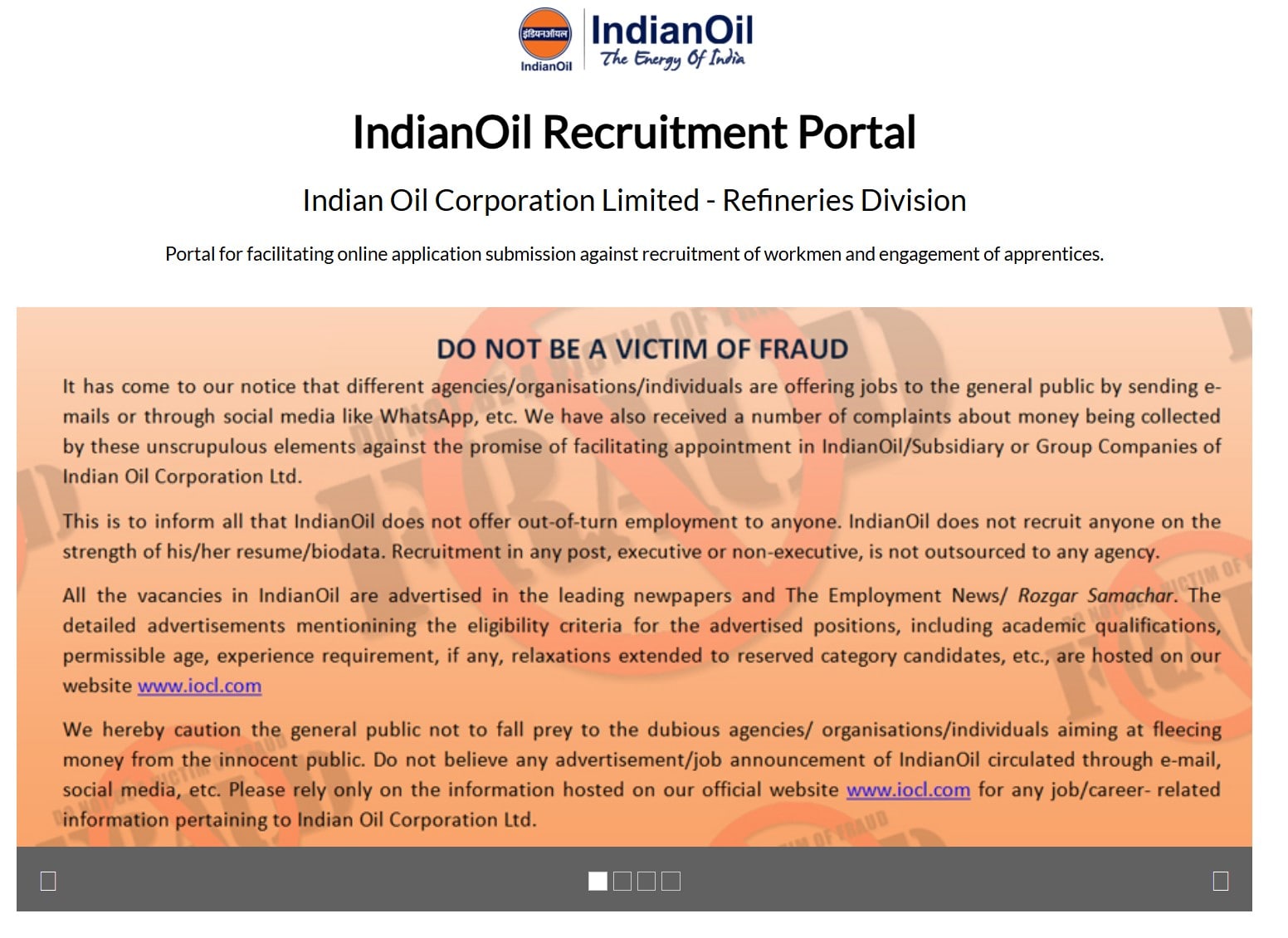 IOCL Apprentices Recruitment 2025 Online Apply
