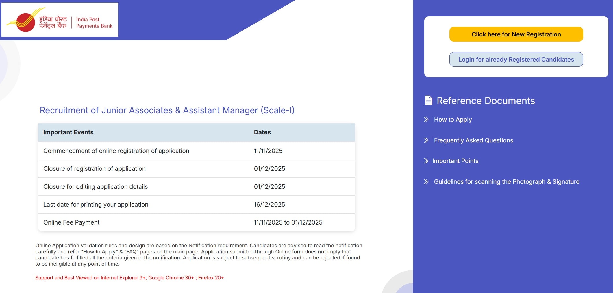 IPPB Junior Associates & Assistant Manager Vacancy 2025