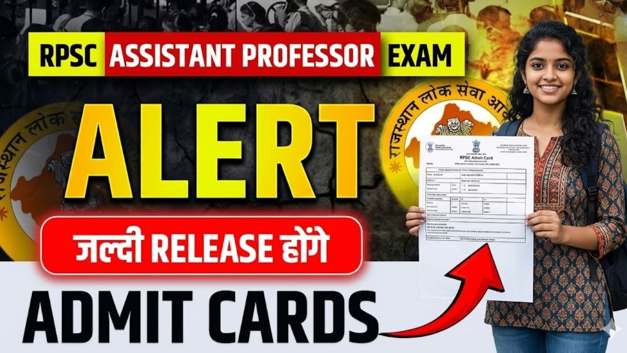 RPSC Assistant Professor Admit Card 2025