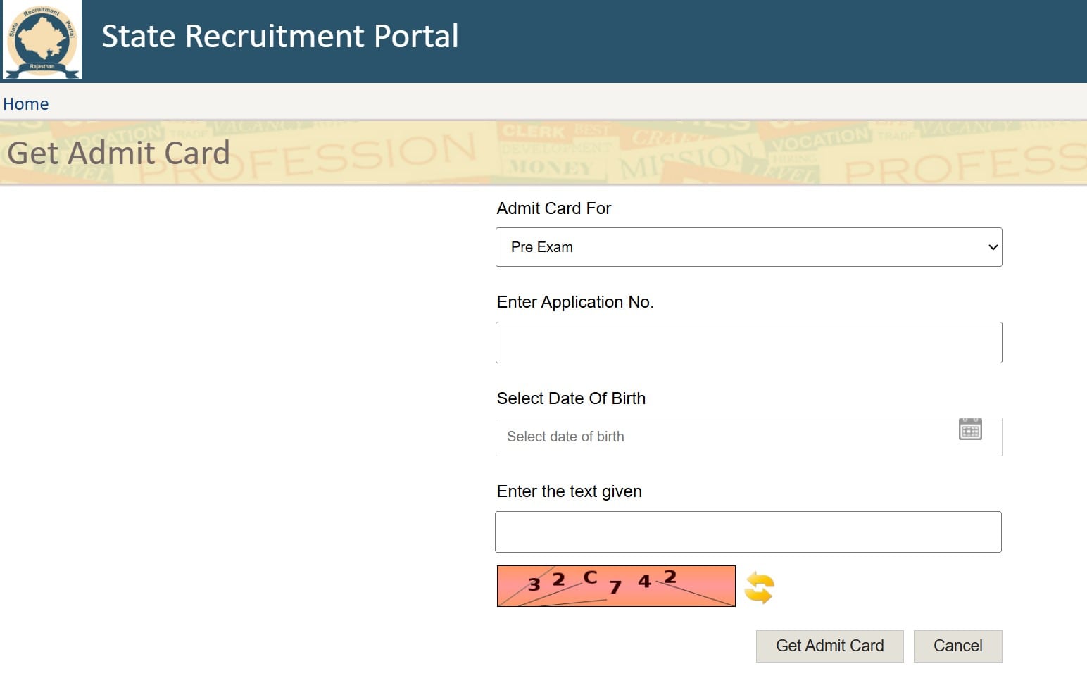 Rajasthan Police Constable Physical Admit Card 2025