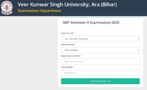 VKSU UG 5th Semester Admit Card 2023-27