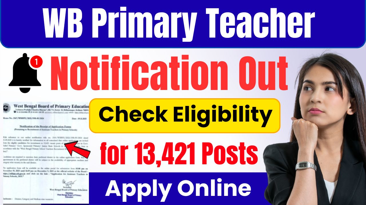 WB Primary Teacher Recruitment 2025