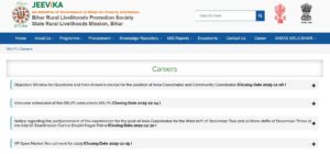 Bihar Jeevika Answer Key 2025 Raise Objection