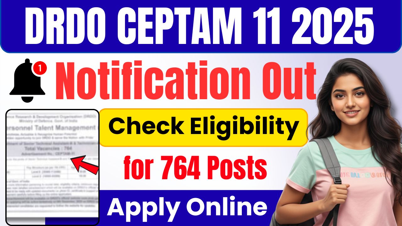 DRDO CEPTAM 11 Recruitment 2025