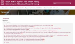 NCERT Non-Teaching Recruitment 2025-26