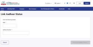 PAN Card Se Aadhar Card Link Status