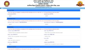 Rajasthan BSTC Pre DElEd Exam 2026