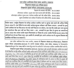 UP Lekhpal Recruitment 2026