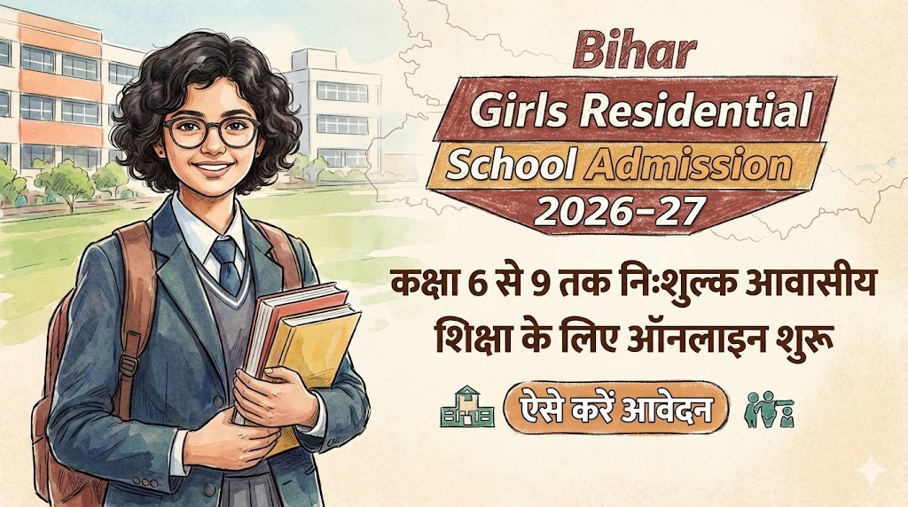 Bihar Girls Residential School Admission 2026-27