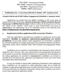 India Post GDS Recruitment 2026