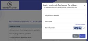 RBI Office Attendant Recruitment 2026 Online Apply