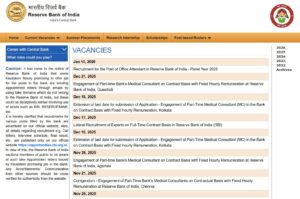 RBI Office Attendant Recruitment