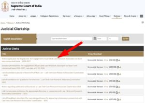 Supreme Court Law Clerk Recruitment 2026