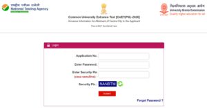 CUET PG 2026 Exam City Slip