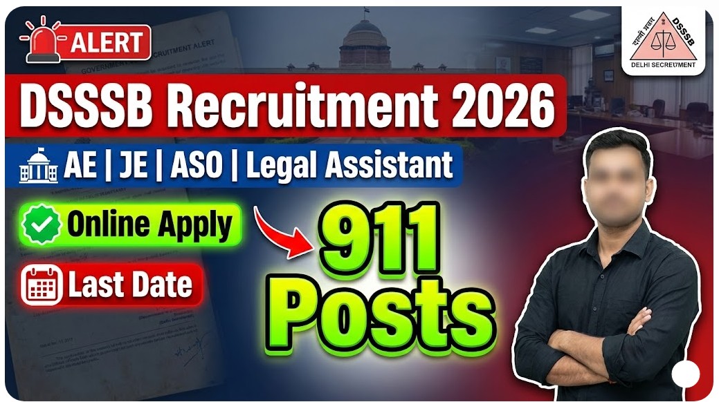 DSSSB Recruitment 2026