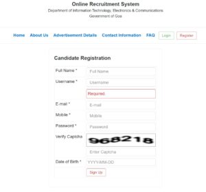 Goa Police Recruitment