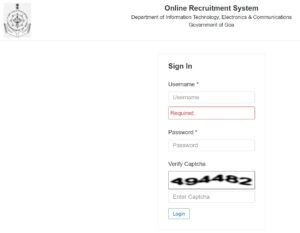 Goa Police Vacancy 2026