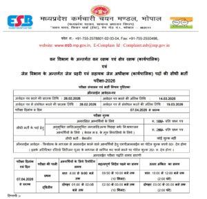 MPESB Recruitment 2026