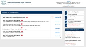 WBCSC Assistant Professor Recruitment 2026