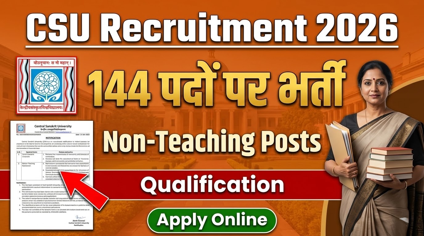 CSU Non Teaching Recruitment 2026