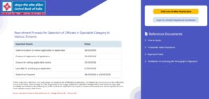 Central Bank of India SO Recruitment 2026