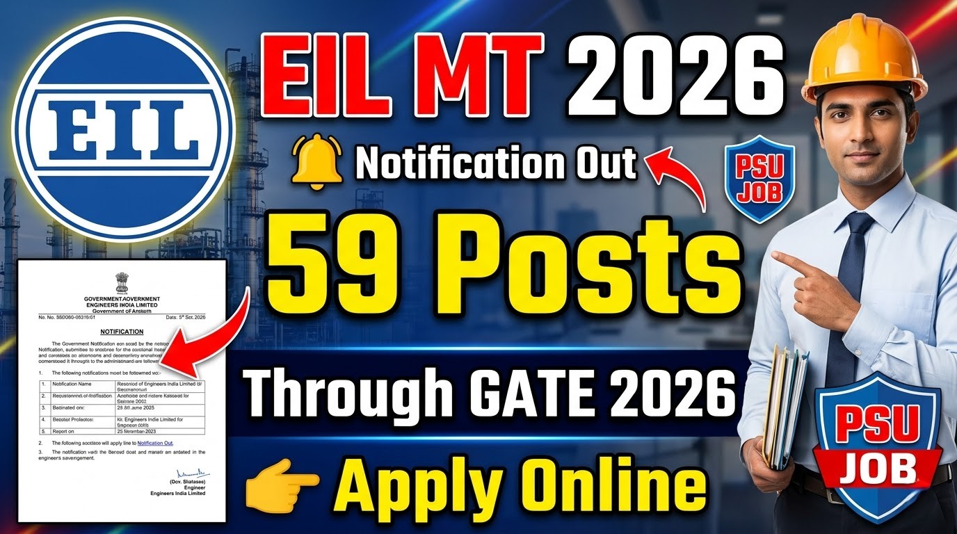 EIL Management Trainee Recruitment 2026