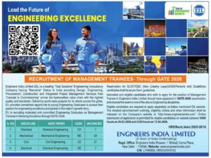 EIL Management Trainee Recruitment 2026