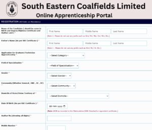 SECL Apprentice Recruitment