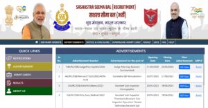 SSB Head Constable Recruitment 2026