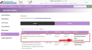 CNP Nashik Recruitment 2026