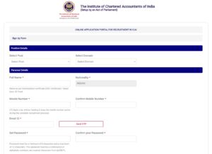 ICAI Executive Officer Recruitment 2026 Apply Online