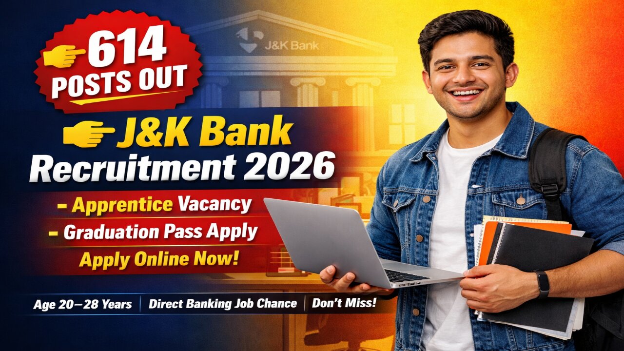 JK Bank Apprentices Recruitment 2026