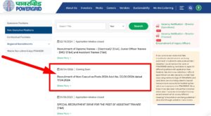 PGCIL Recruitment 2026