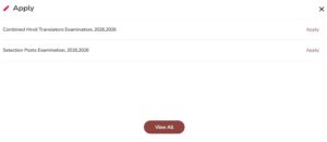 SSC Combined Hindi Translators Examination 2026