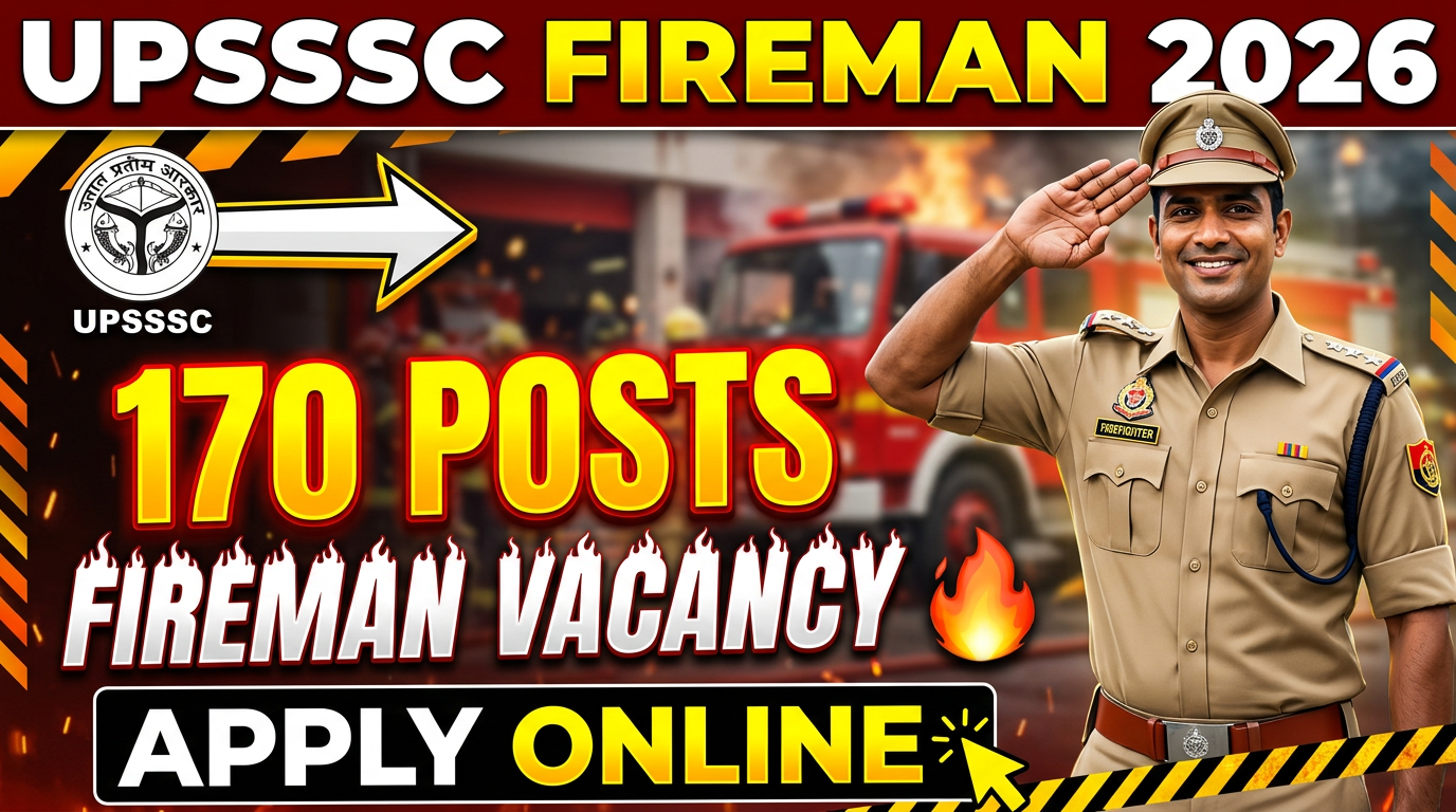UPSSSC Fireman Recruitment 2026