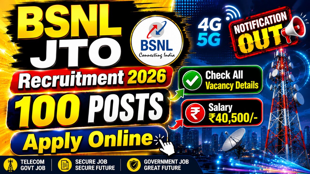 BSNL JTO Recruitment 2026