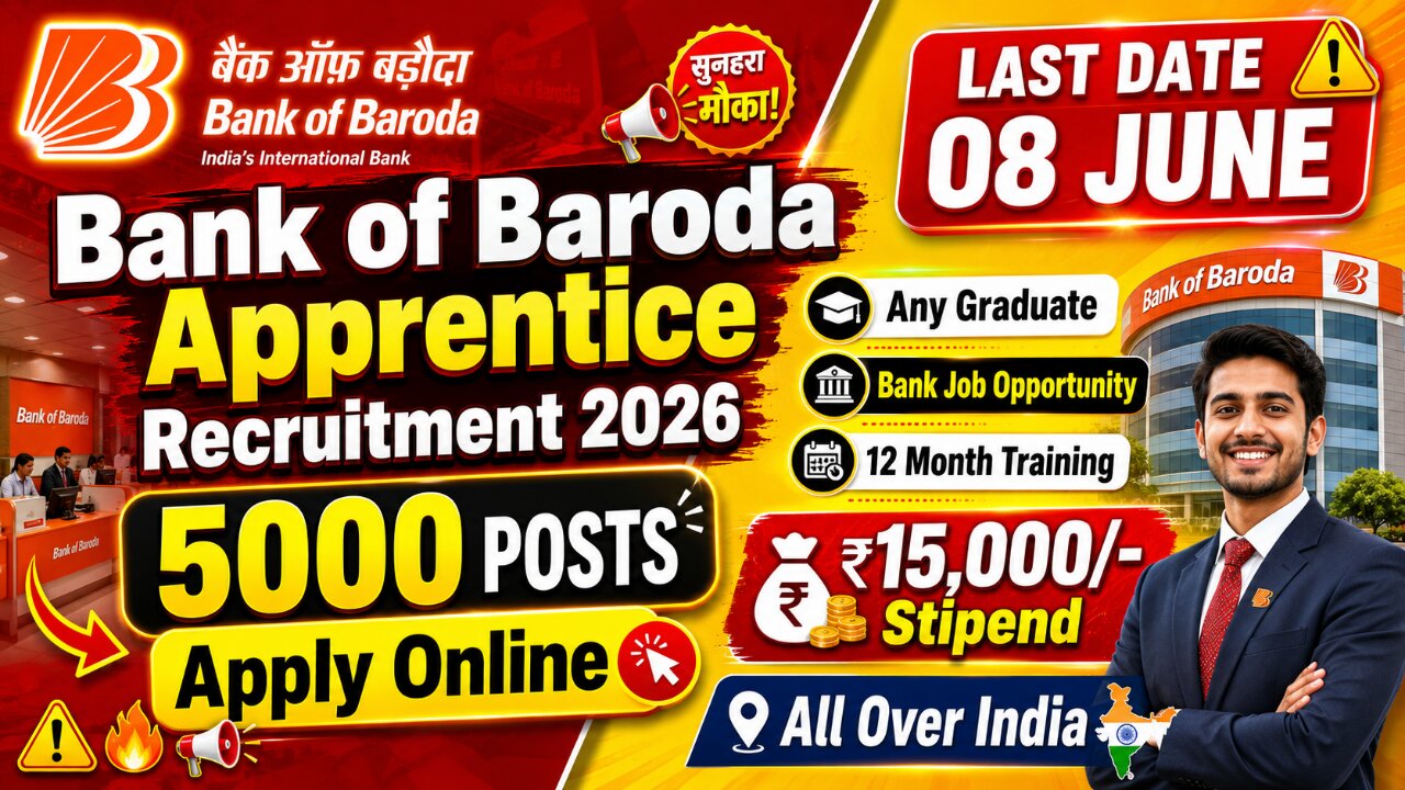 Bank of Baroda Apprentice Recruitment 2026