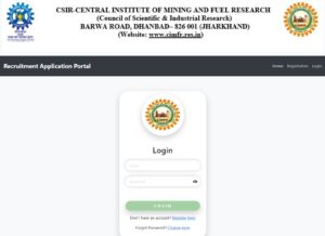 CSIR CIMFR Technician Recruitment 2026 Online Apply